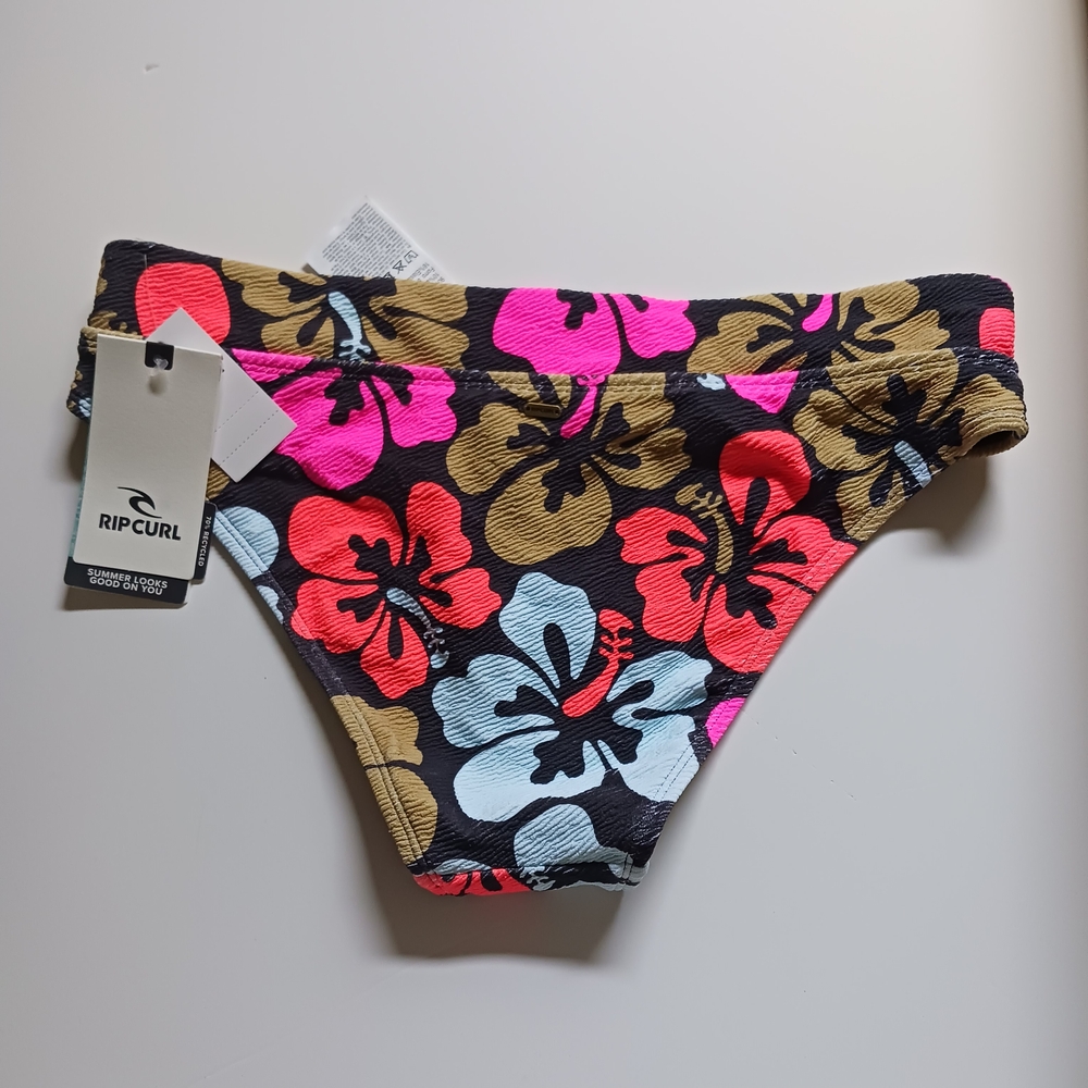 3X$30 Rip Curl Pink Floral hibiscus heat full cover bottom SZ S NWT